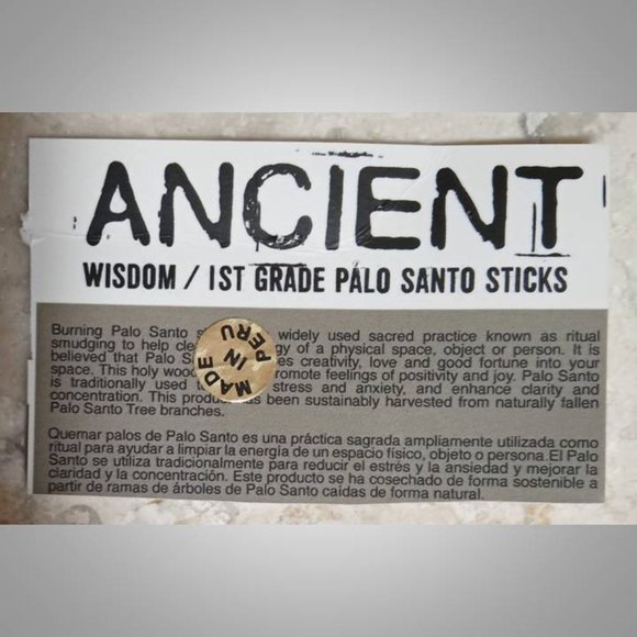 5 PALO SANTO ancient wood sticks from PERU : purification  : energy : healing - Picture 4 of 4
